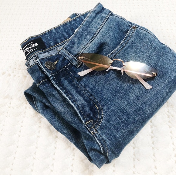 Blue notes skinny jean mid rise 30/30 dark wash - Picture 1 of 9